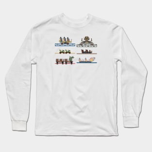 Phantasialand Coaster Cars Long Sleeve T-Shirt